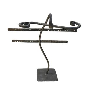Handmade Countertop Raw Steel Metal‎ Jewelry Displays